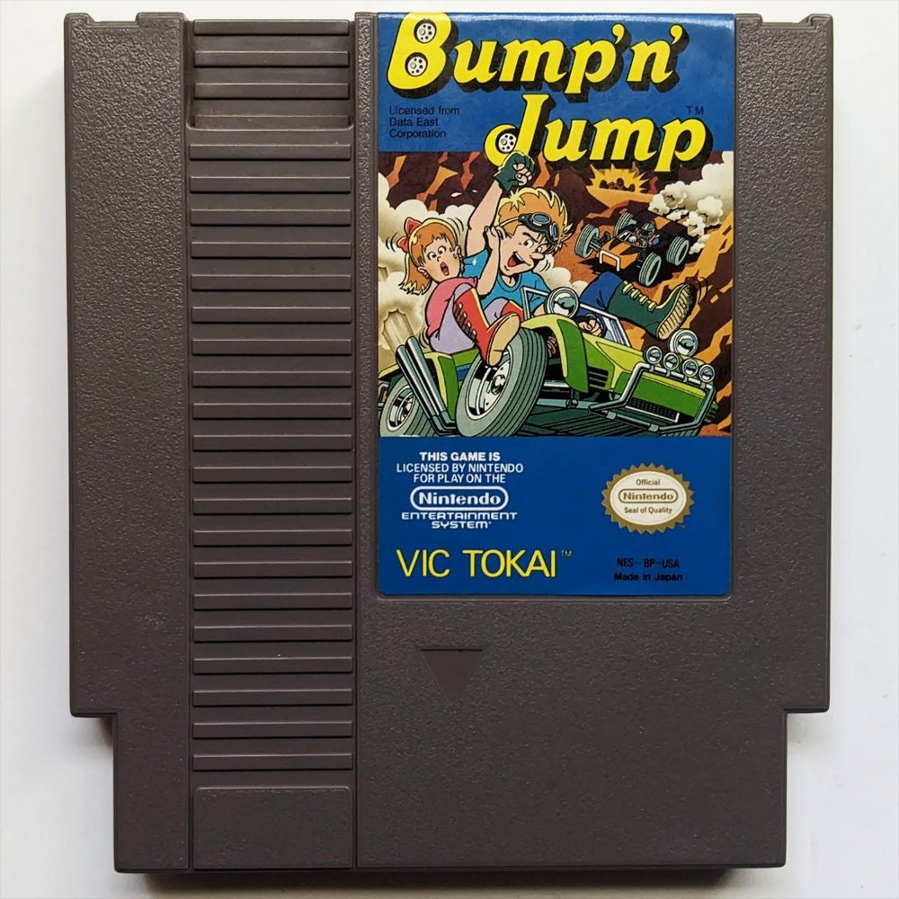 Nintendo NES Bump N Jump Video Game Cartridge Only Vintage Vic Tokai 1988